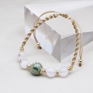 天然水晶 藥王石+白水晶 手環