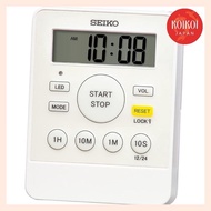 Seiko clock, desktop clock, alarm clock, digital timer, up to 9 hours 59 minutes 50 seconds (countdown), life waterproof, main body size: 8.3×6.4×2cm MT718W