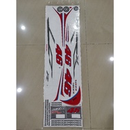 Stripe Sticker Cover Set Yamaha 125 125ZR Y125ZR “46” (9) OEM [ RED ]
