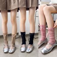 Ballet Style Ruffle Socks Women Leg Warmers JK Lolita Kawaii Bowknot Cute Leg Warmers Women Sweet Gi