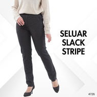 Seluar Slack Stripe Formal Slack Plus Size