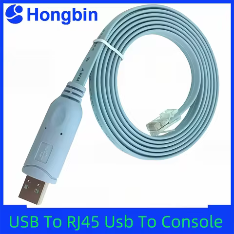 USB To RJ45 Usb To Console Debugging Cable RJ45 Cable H3c Router Switch Control Cable CH340 Applies 
