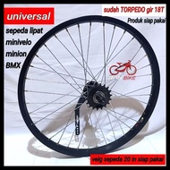 20 inch torpedo BMX bike rims ready-to-use 20 inch wheelsets