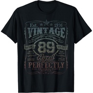 Men's cotton T-shirt Vintage 1936 Limited Edition Shirt 89 year old 89th Birthday T-Shirt