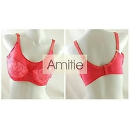 PUSH UP BRA AMITIE PNK LACE WITH WIRE SIZE 32B (B70) 34A (A75) 34C (C75)