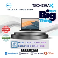 Dell Latitude 5480 | i5 7th Gen | 16GB RAM | 512GB SSD | Win 11 | Refurbished + Free Mouse & Bag