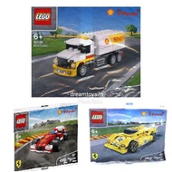 LEGO SHELL FERRARI 40190 40193 40196 Various Polybags [ Shell Tanker, F138, 512S, ] Brand New