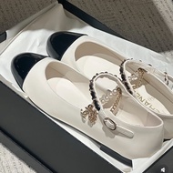 🌟✨Chanel 25B羊皮珍珠瑪莉珍平底鞋