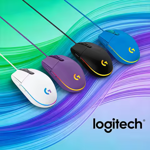 Logitech G203 | Lightweight, Multi-Color Wired Mouse