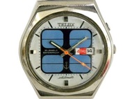[專業] 機械錶 [TELUX 7678-A] 鐵力士 圓型自動錶[太陽能面+星期+日期][21石]中性錶/軍錶