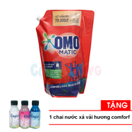 Nước giặt OMO Matic cửa trên túi 3.9kg Tặng 1 nước xả hương comforf mùi tuỳ chọn