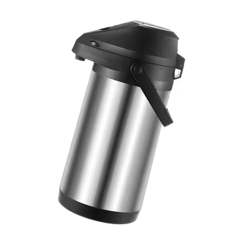 1900ml Double Walled Insulated Flasks With Nonslip Base Easy Pressure Mechanism
