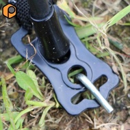 prettyia 10x Camping Tent Clamp Tent Feet Clip Durable Black 5.3cm Easier to Use