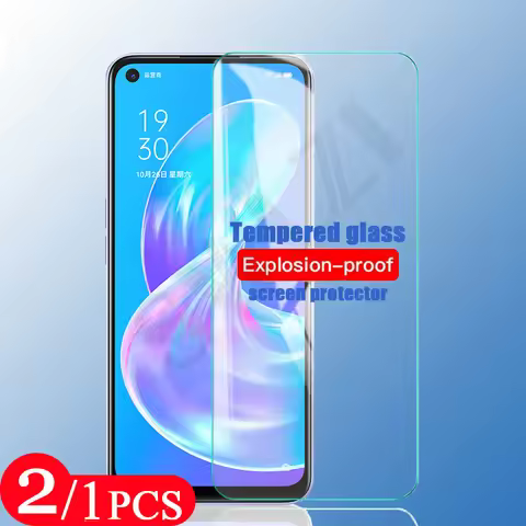 2/1Pcs HD tempered glass for OPPO Reno 5 lite 5Z 5K 5F 4 SE 4Z 5G 4F 3 pro plus Z 2 2Z 2F 10X ZOOM A
