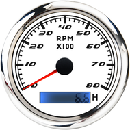 3000/4000/7000/8000 RPM 85mm Tachometer Gauge With Red Backlight Digital Tacho Meter Sensor 85mm sta
