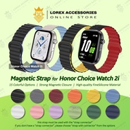 Strap for Honor Choice Watch 2i, Strong Magnetic Strap 20mm, High-quality Silicone (for smartwatch, 