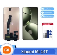 รองรับจอแสดงผลฟังก์ชั่นทั้งหมด AMOLED 6.67อะไหล่ Xiaomi Mi 14T ชิ้นส่วนจอสัมผัสแอลซีดีของเครื่องแปลง