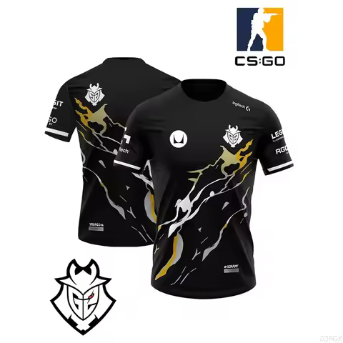 G2 esports team jersey men's T-shirt sports game jersey men's T-shirt casual round neck short sleeve