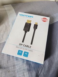 VENTION 鍍金4K 3D Mini DisplayPort to DisplayPort Cable 4K Male to Male Thunderbolt 2