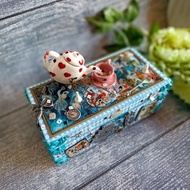 小白兔,戒指座,愛麗絲卡,愛麗絲夢遊仙境,愛麗絲盒子,瘋帽子盒子