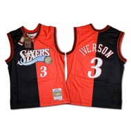 Mitchell & Ness NBA Philadelphia 76ers Allen Iverson Split Swingman Jersey