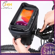 [infinisteed.sg] WILD MAN MTB Bicycle Handlebar Bags Touch Screen Front Frame Bag for M365