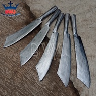 Golok Baja Asli Super Tajam Tebas Bambu Kayu Keras - Pisau Cacah Cincang Daging Tulang Dan Kepala Sa