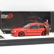GHOST PLAYER 1/64 HONDA CIVIC EG6 SHOJI SHINGO INITIAL D THAI EXCLUSIVE WITH FIGURE