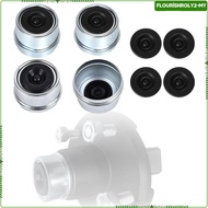 [Flourish] 4x Trailer Hub Cover Repair Fixing Spare Assembly RV Trailer Axle Grease