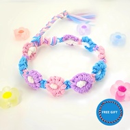 [Flower Macrame Motif] Friendship Bracelet | Macrame Bracelet | Friendship Bracelet | Rope Bracelet 