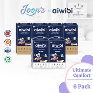 Aiwibi Baby Ultimate Comfort Diapers Tape & Pants (6Pack)