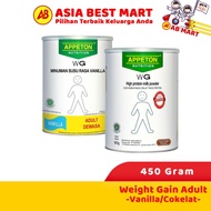 Weight Gain Adult 450 Gr Vanilla Chocolate Weight Gain Milk - ASIA BEST