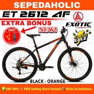 SEPEDAUNG MTB EXOTIC ET 2612 AM SIZE 26 & 27.5 INCH ALLOY 18 SPEED - bicycle storeku