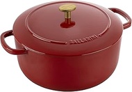 Ballarini Bellamonte Cast Iron Dutch Oven with Lid 4.25-qt, Serves 3-4, Pomodoro Red