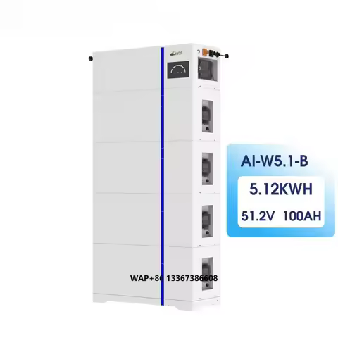 Deye ESS AI-W5.1-B 51.2V 100Ah 5.12kWh Lifepo4 Lithium Battery All-in-one Energy Storage System for