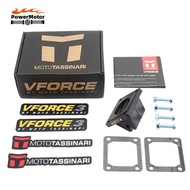Motorcycle Reed Vae Kit Intake Manifold V-FORCE 3 V3144 Carbon Fiber para sa Yamaha YZ85 YZ125 YZ4 7