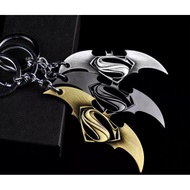 Batman Keychain Hero Batman vs Superman Car Keychain Male Female Keychain Metal Hanging