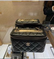 🌟 Chanel 黑色 Trendy CC 長盒子 🌟 Chanel Trendy CC Black Vanity Case 🌟