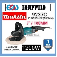 MAKITA 9237C 7" SANDER POLISHER 180MM1200W (CORDED) HEAVY DUTY HORIZONTAL DISC PROFESSIONAL CAR WASH