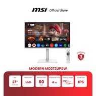 MSI Monitor MODERN MD272UPSW | 27" | IPS | UHD | 4ms | 60Hz (จอคอมพิวเตอร์) [Pre-Order จัดส่งภายใน7-