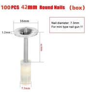 100PCS Nails Gun Ceiling Artifact Rivet Nail Fastener Gunpowder Bullet Concrete Round Cap Fire Nail