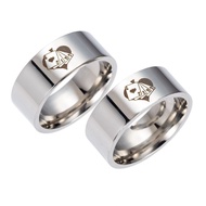 8mm Men's Magician Ring Stainless Steel Ring Movie Ring Student Accessories