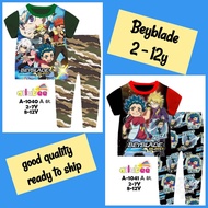 Pyjamas Beyblade Ailubee 2- 12y (Ready to Ship from Malaysia)