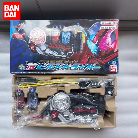 Bandai Genuine DX Kamen Rider Build Driver Belt Reissue Version W/ Hazard Trigger Set - Collectible 
