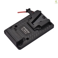 Andoer V-lock Battery Back Pack Plate Adapter Replacement for  V-Mount Battery  [24NEW]
