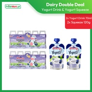 [Dairy Double Deal] Cimory Yogurt Drink 70ml x Cimory Yogurt Squeeze 120g