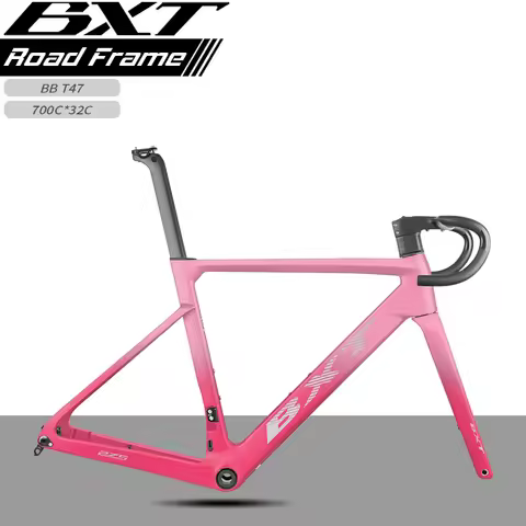 BXT T1000 Carbon Road Bicycle Frameset Road Frame-275 Carbon Fibre Disc Brake F/R Road Frame can cho
