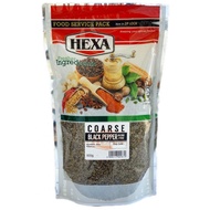 Hexa Coarse Black Pepper 500gm Lada Hitam Kasar Halal (Food Service)