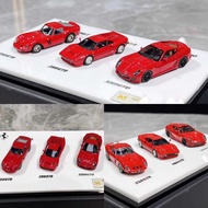 DMY 1: 64 Ferrari 250GTO Leap Horse 288GTO 599GTO Three Car Set Resin Car Model