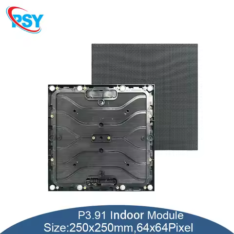 LED Full Color P4.81 P3.91 P2.976 Indoor Matrix Module 250x250mm Panel 64x64 Pixels SDM2121 Light Re